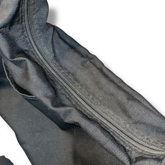 LL Bean Shoulder Purse Tote Nylon Full Zip Strap Crossbody Bag Handbag Vintage - Picture 5 of 14